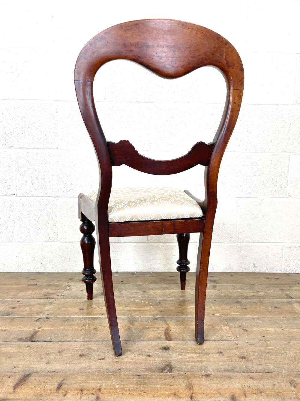 Set of Four Victorian Mahogany Dining Chairs View IX