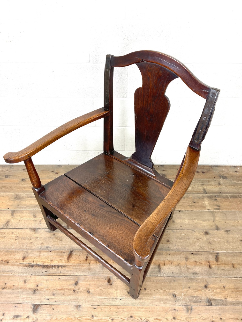  Large Antique Welsh Oak Farmhouse Armchair View VIII