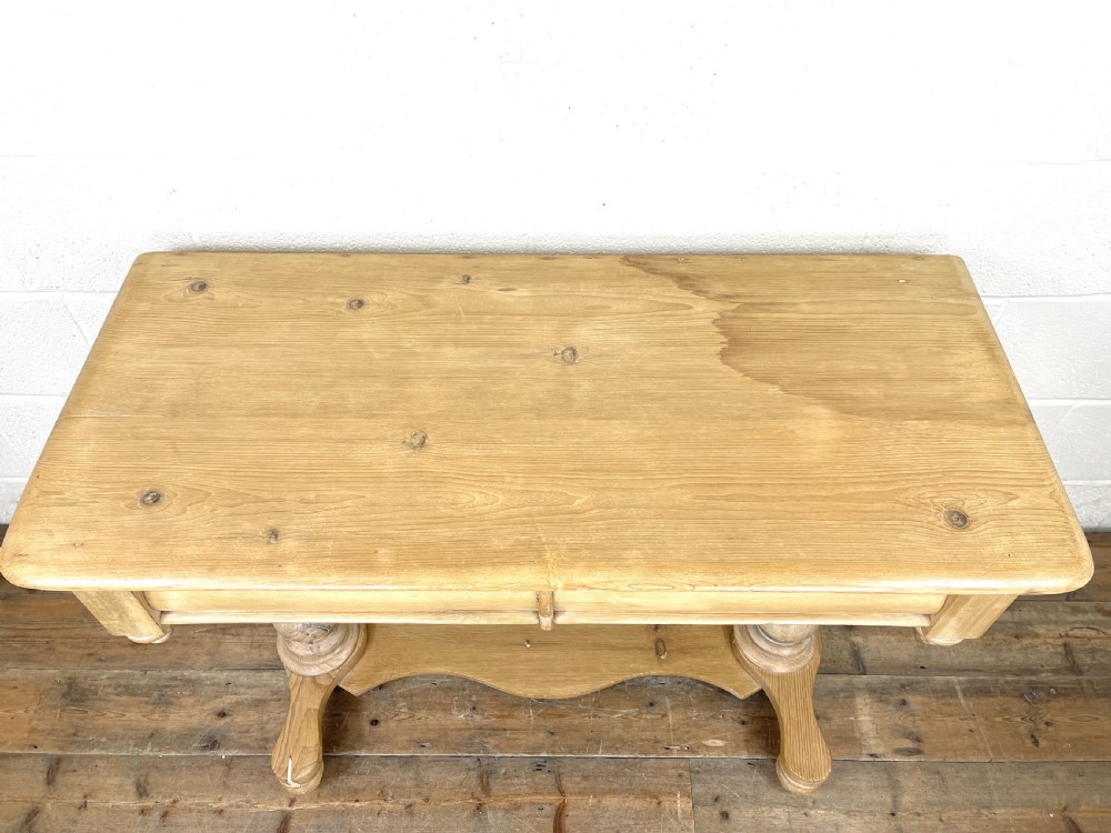 Antique Pine Side Table  View V
