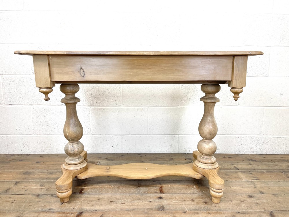 Antique Pine Side Table  View IX