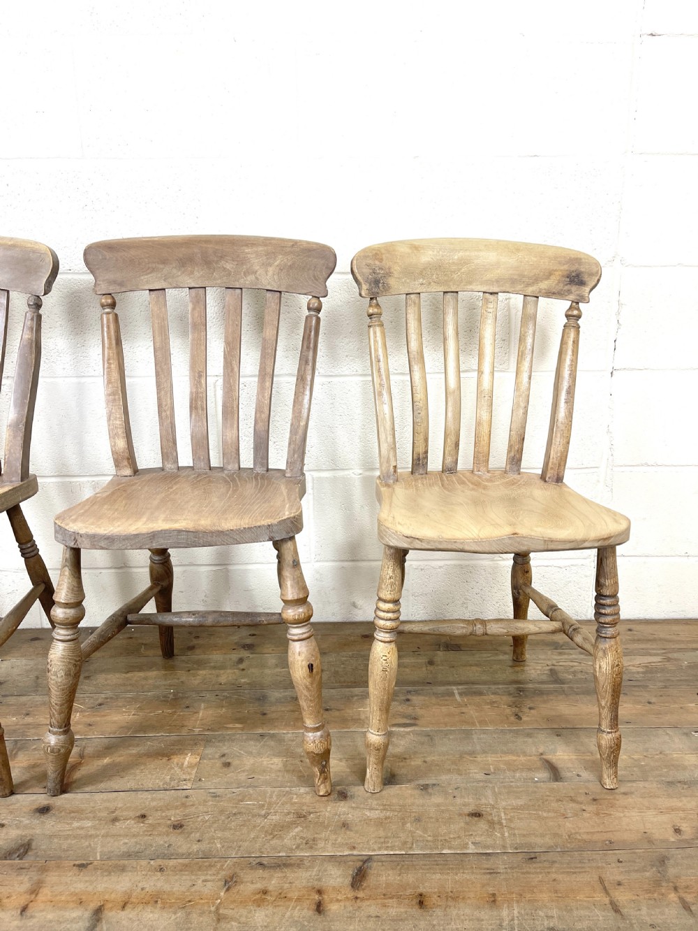Four Similar Antique Kitchen Chairs View III