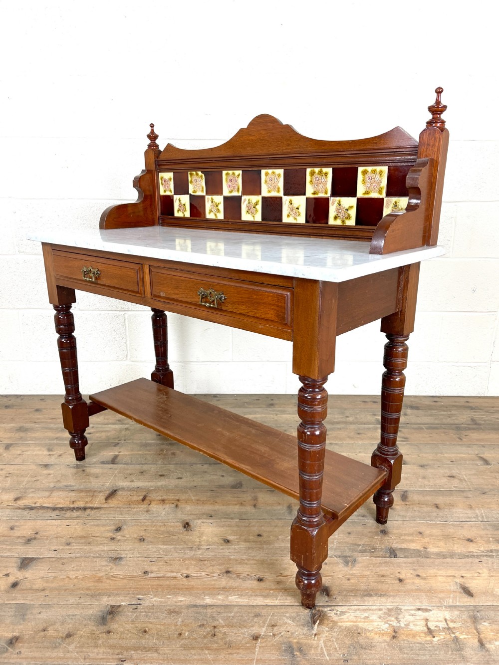 Antique Edwardian Mahogany Washstand  View VI