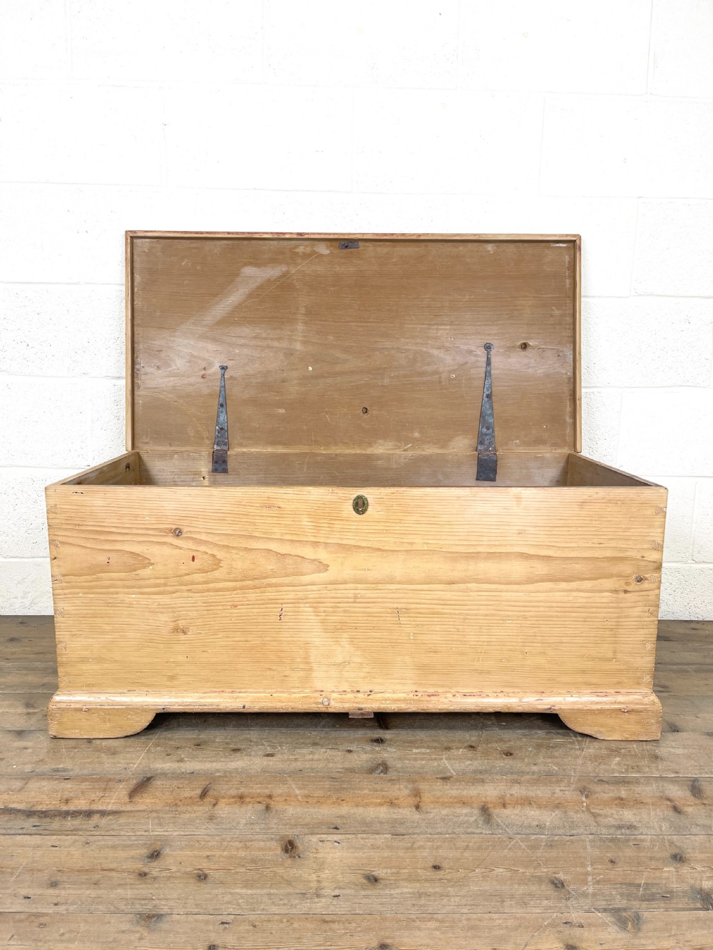 Antique Pine Blanket Box View III