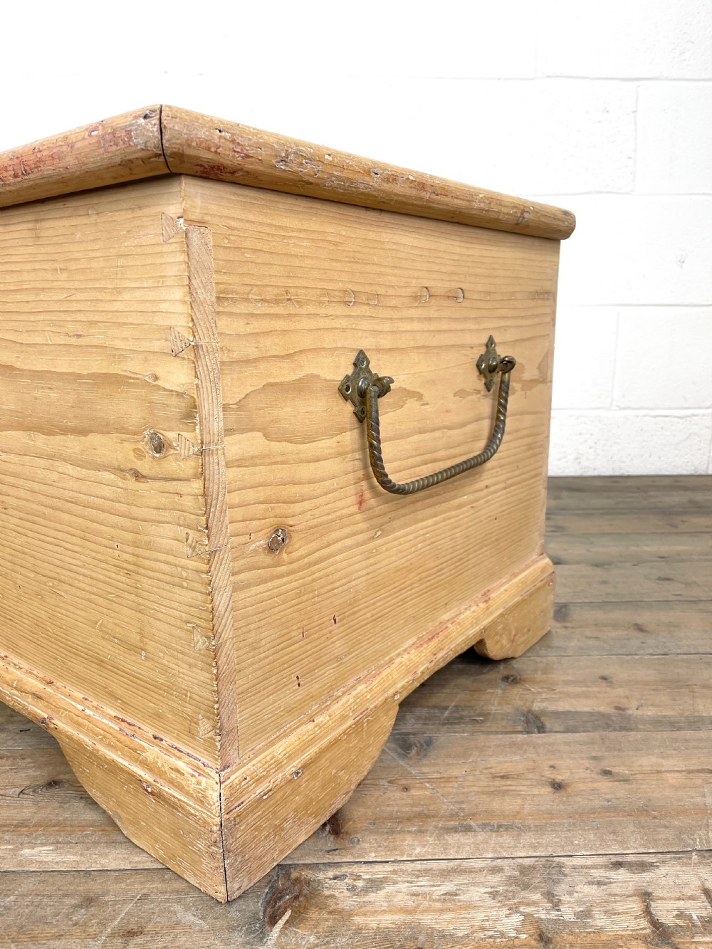 Antique Pine Blanket Box View VII