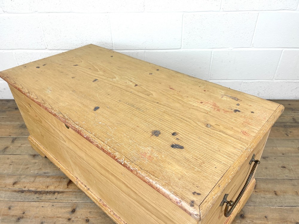 Antique Pine Blanket Box View VIII