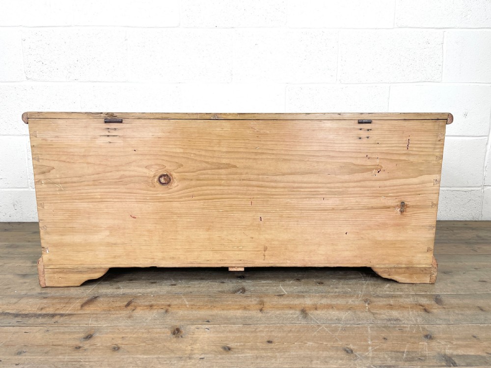 Antique Pine Blanket Box View IX