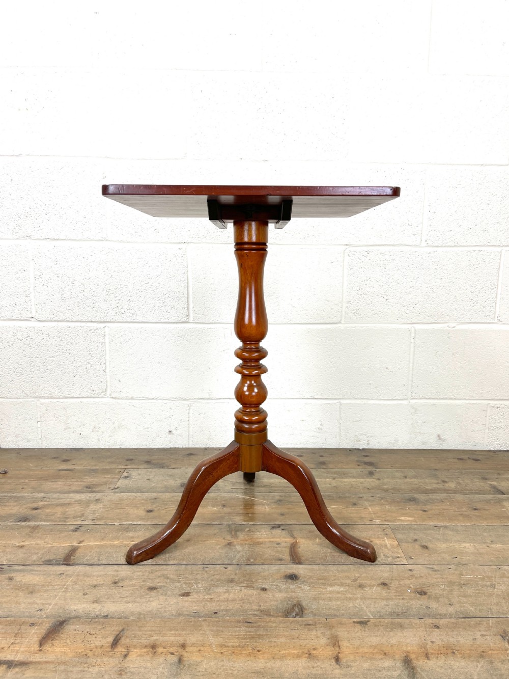 Small Antique Mahogany Tilt Top Table  View II
