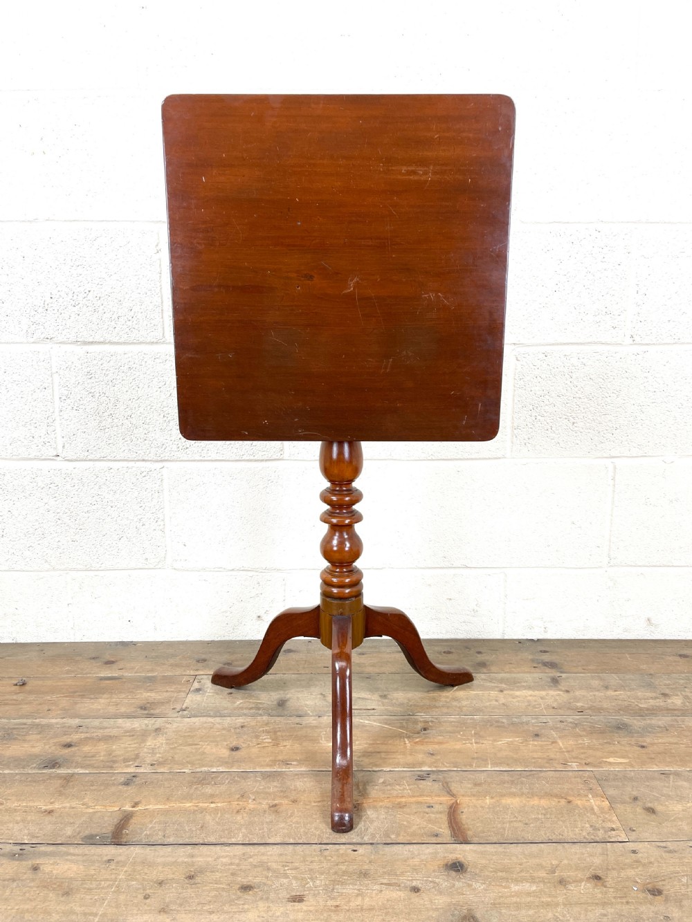 Small Antique Mahogany Tilt Top Table  View VI