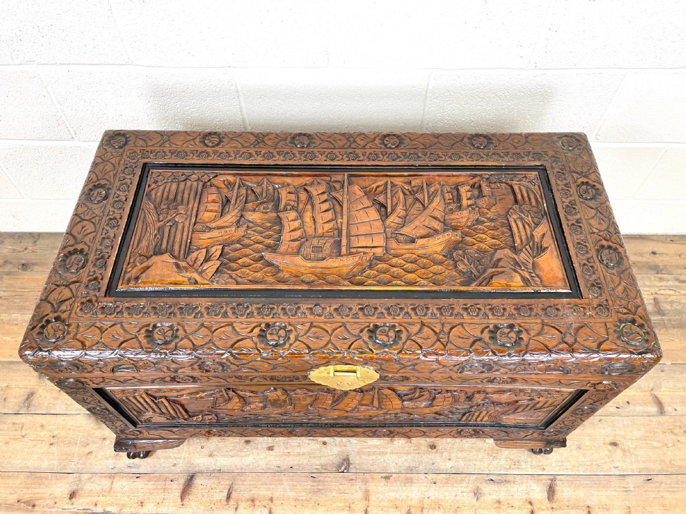 Oriental Camphor Chest or Trunk View II
