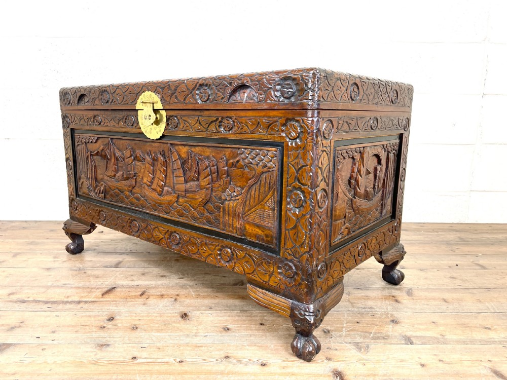 Oriental Camphor Chest or Trunk View VII