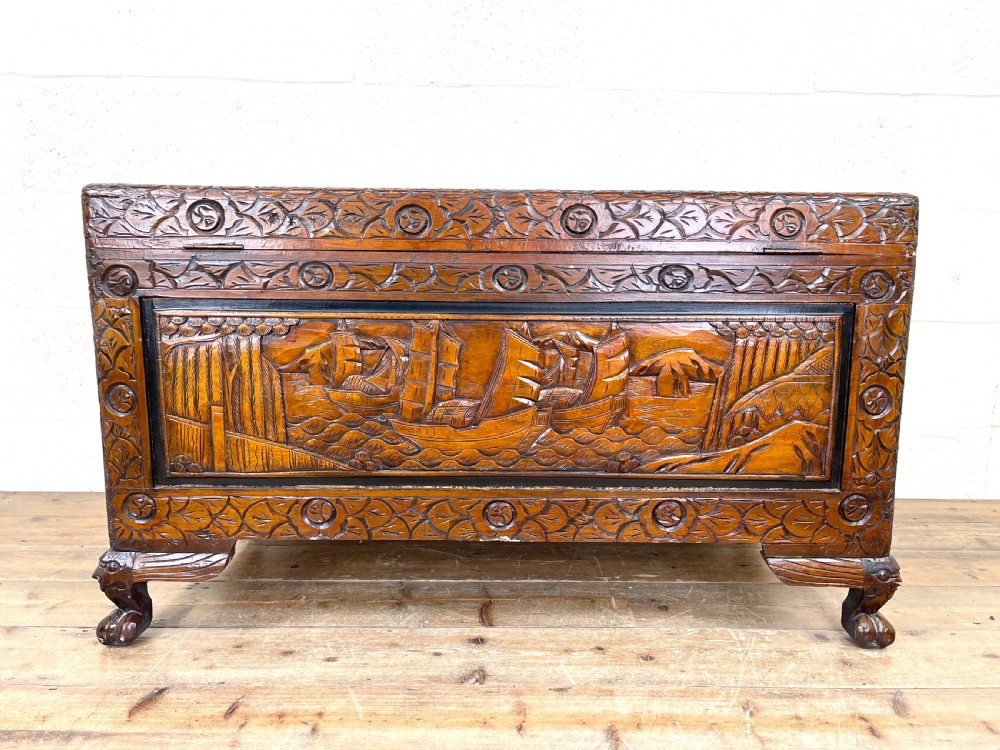 Oriental Camphor Chest or Trunk View XI