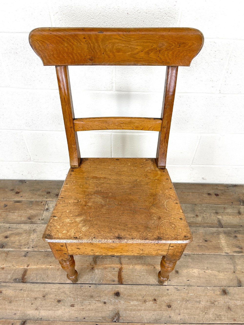 Pair of Antique Oak Farmhouse Chairs  View IV