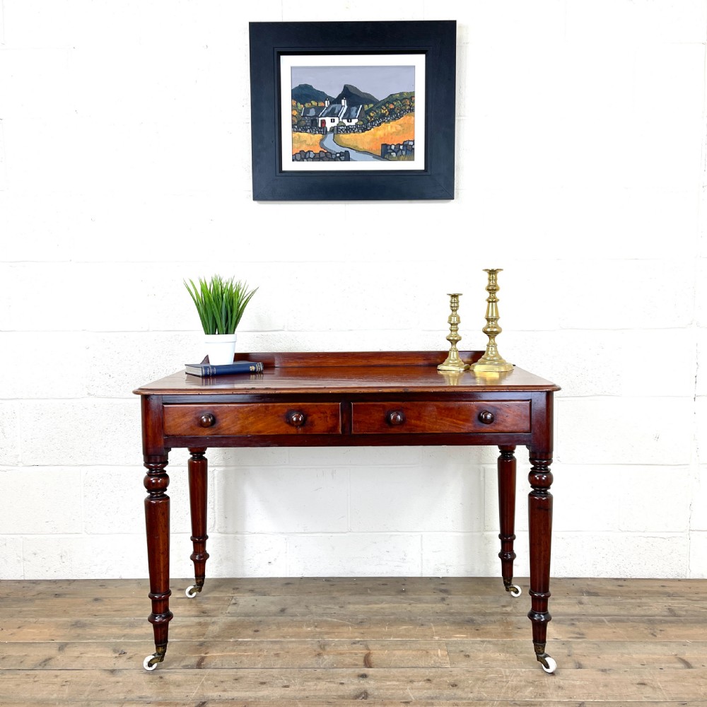 Antique Victorian Mahogany Side Table View II