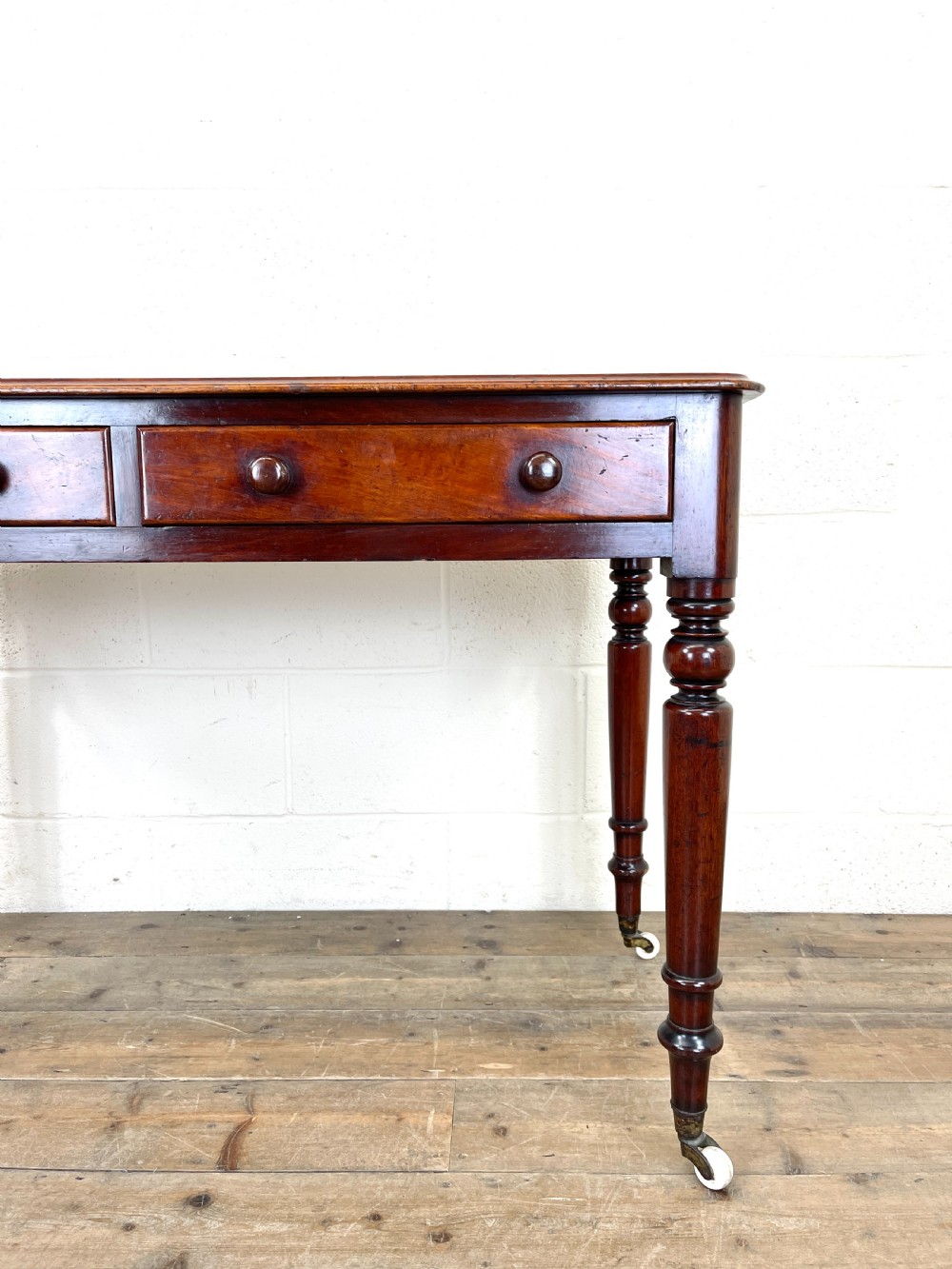 Antique Victorian Mahogany Side Table View IV