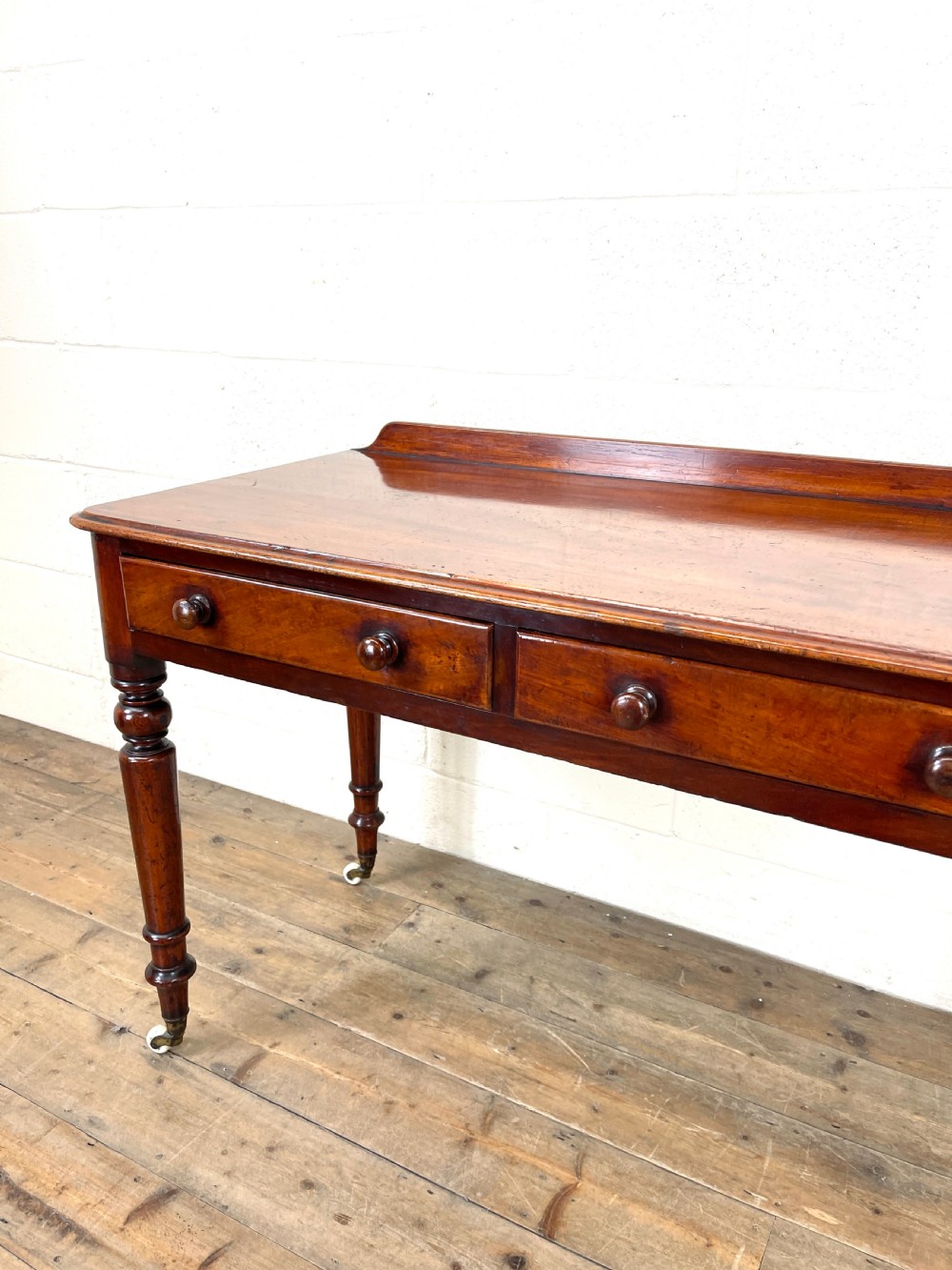 Antique Victorian Mahogany Side Table View V