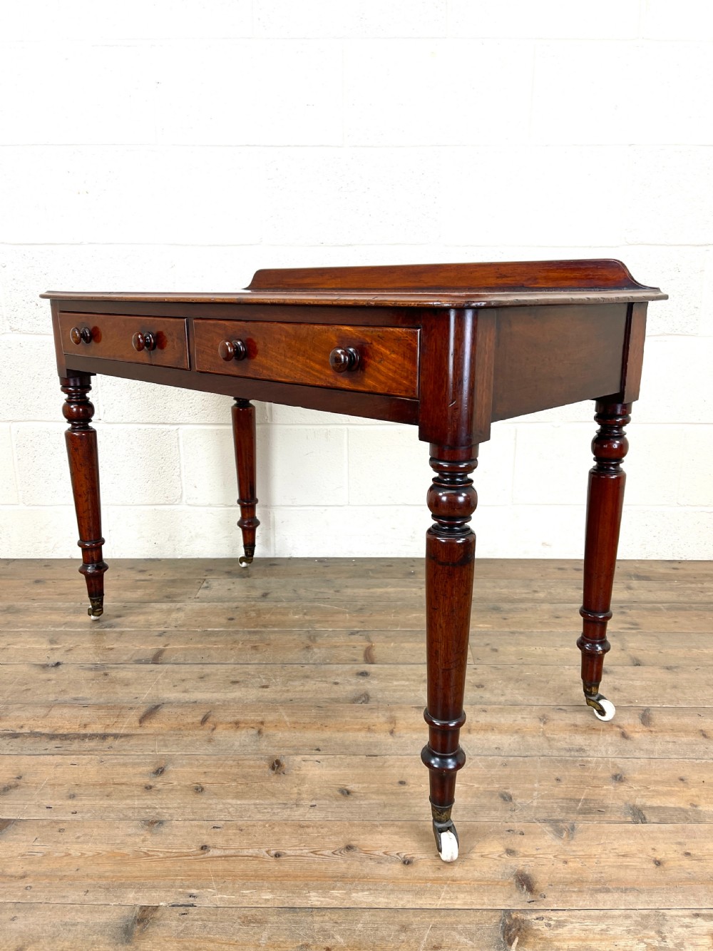 Antique Victorian Mahogany Side Table View VI