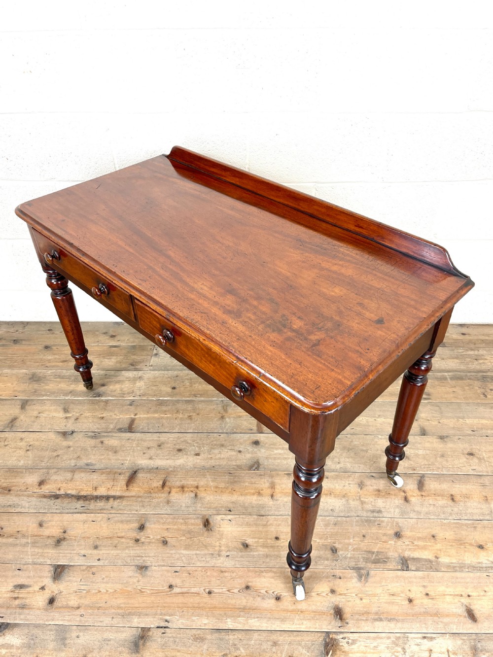 Antique Victorian Mahogany Side Table View VII