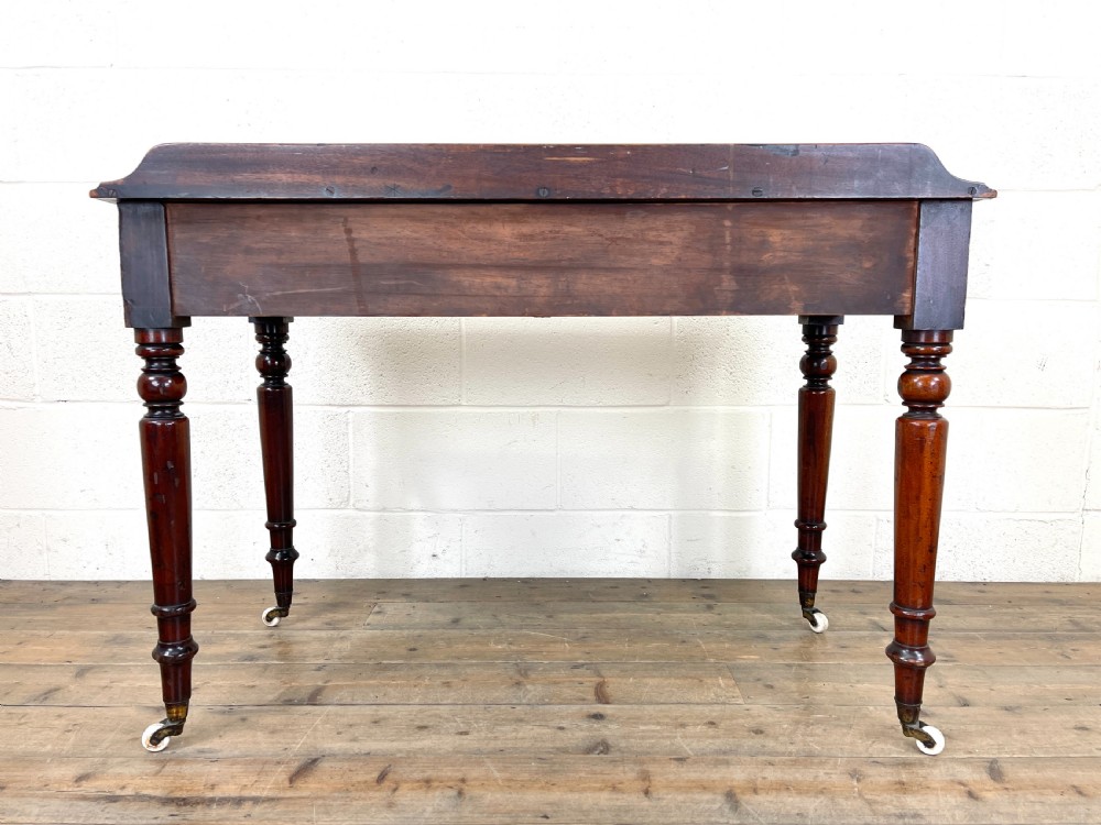 Antique Victorian Mahogany Side Table View X