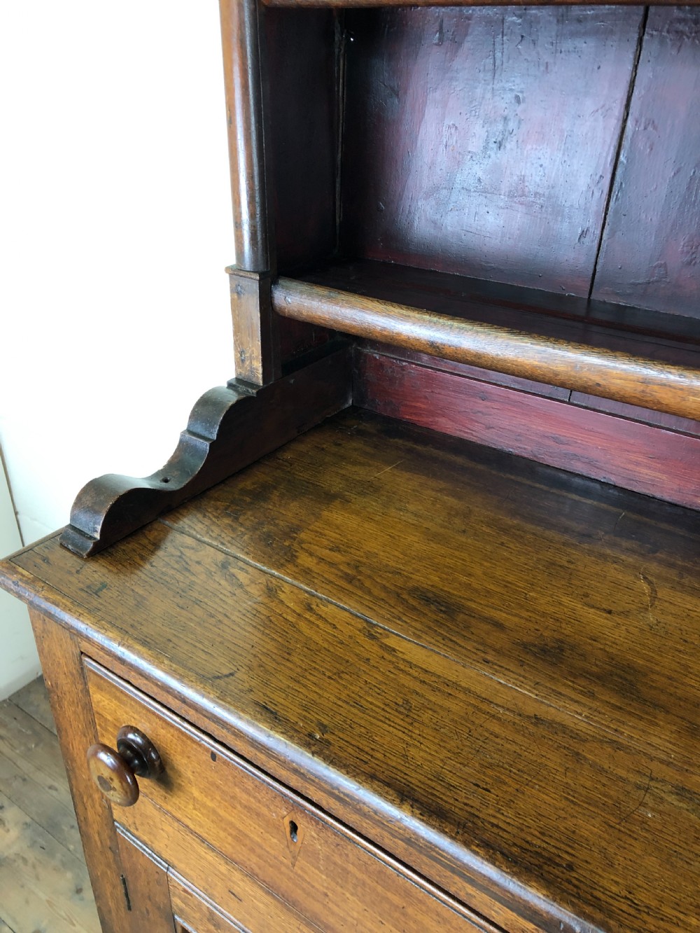 ANTIQUE 19TH CENTURY OAK DRESSER View IX