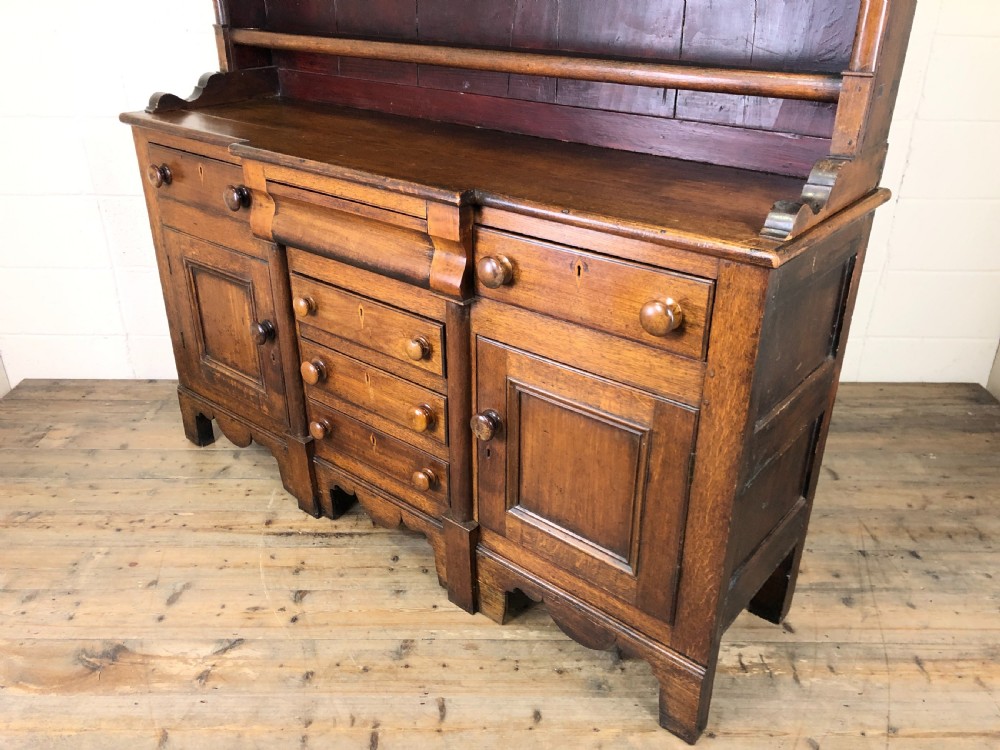 ANTIQUE 19TH CENTURY OAK DRESSER View XIV
