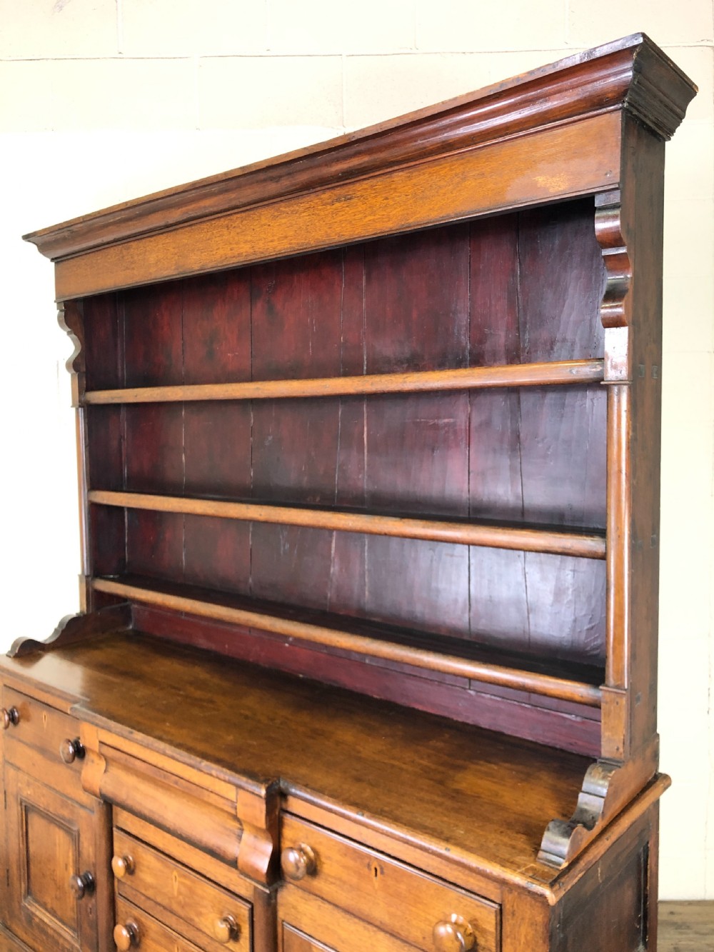 ANTIQUE 19TH CENTURY OAK DRESSER View XV