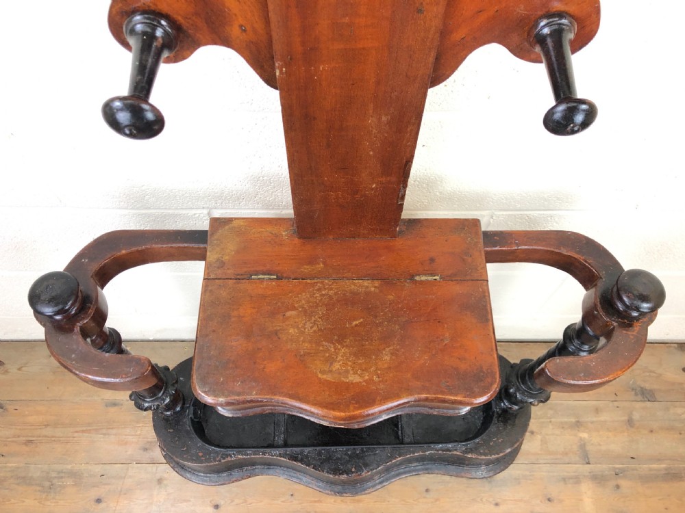ANTIQUE VICTORIAN MAHOGANY TREE SHAPED HALL STAND View VII