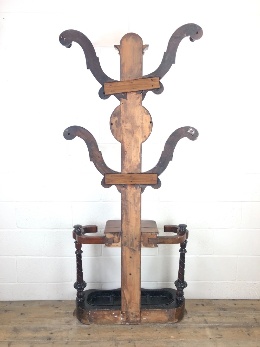 ANTIQUE VICTORIAN MAHOGANY TREE SHAPED HALL STAND View X