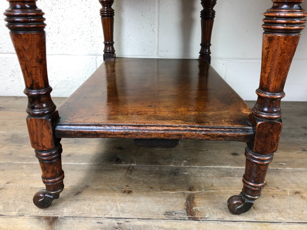 Antique Mahogany Kneehole Writing Desk View VI