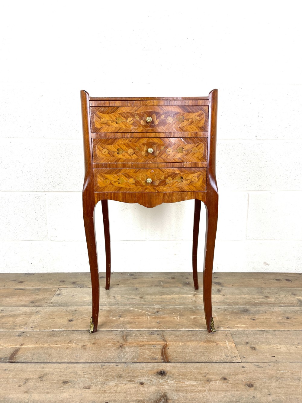 Pair of French Kingwood Bedside Tables View III