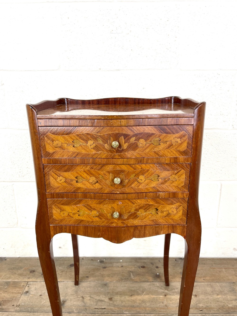 Pair of French Kingwood Bedside Tables View VI