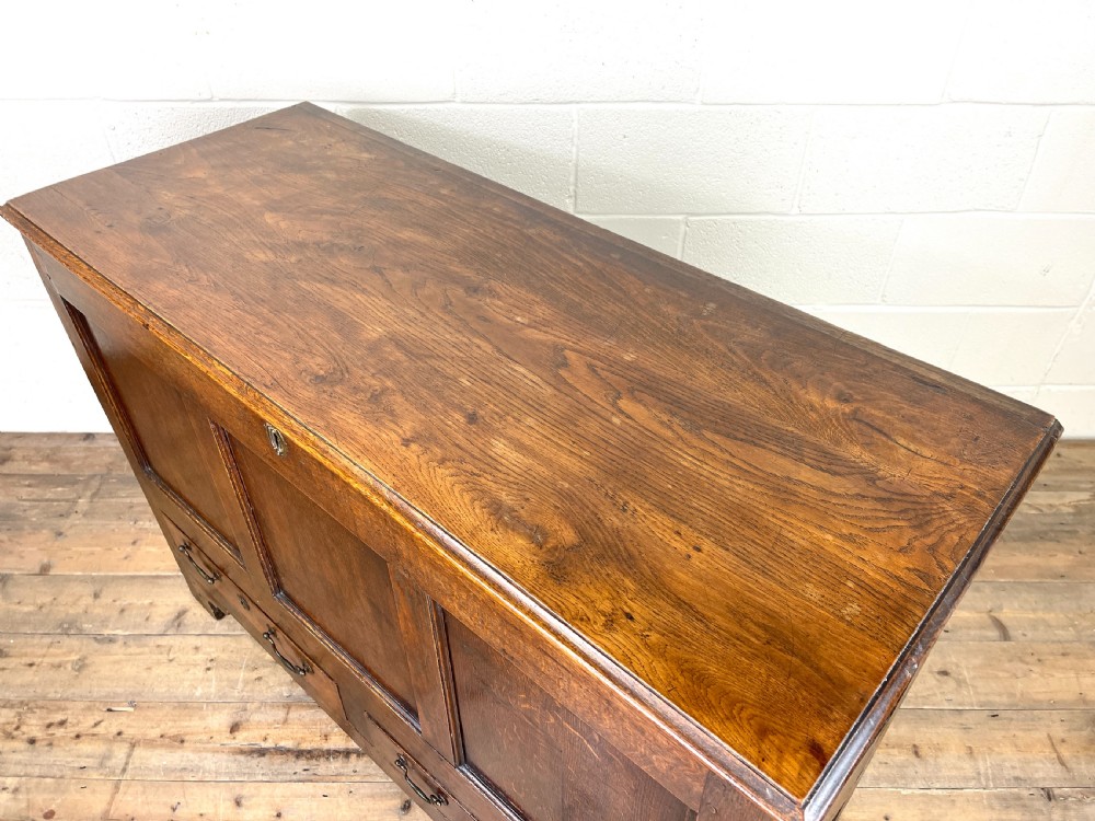Large Antique Oak Mule Chest View VIII
