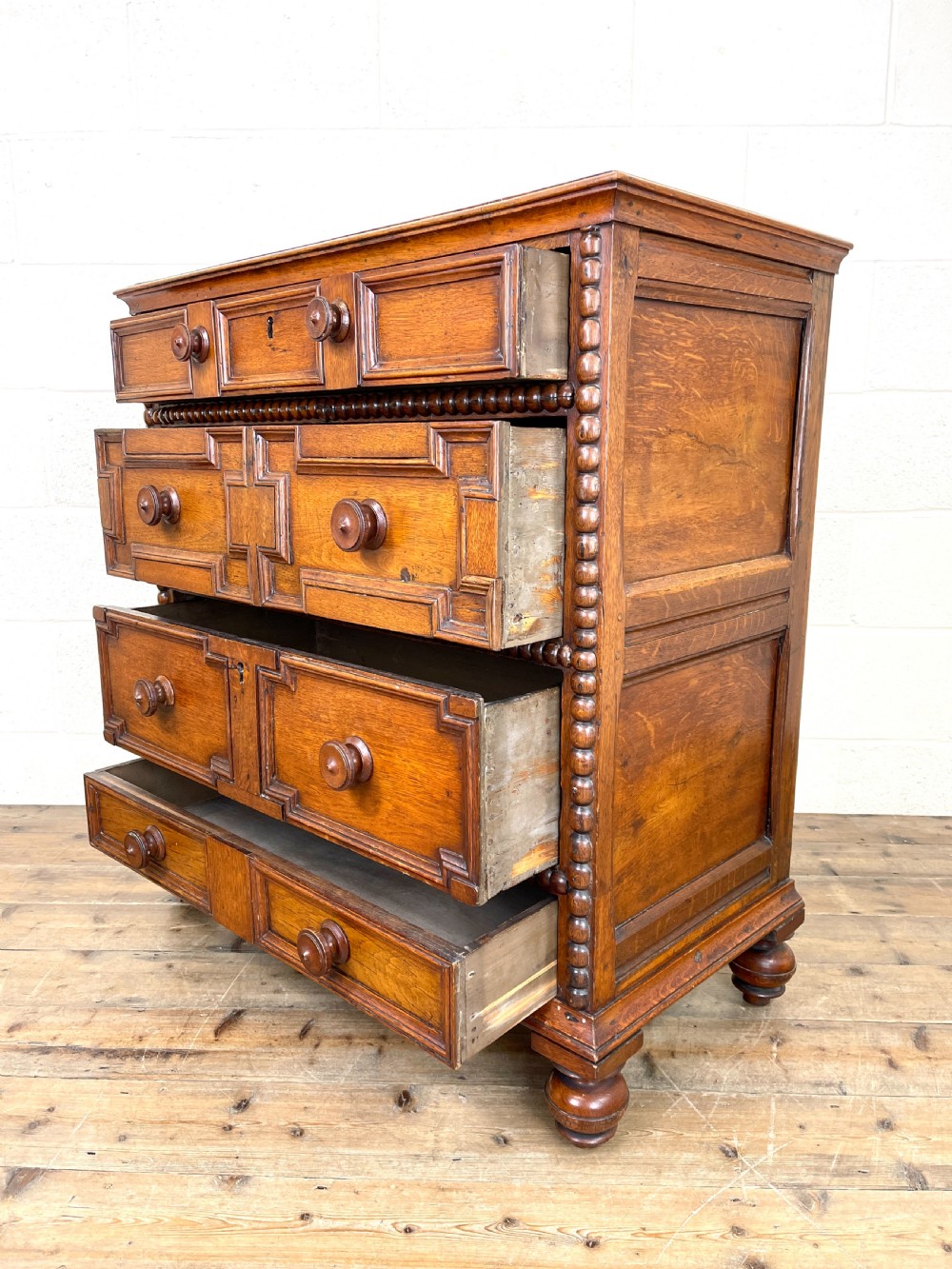 Antique Oak Chest of Drawers View VIII