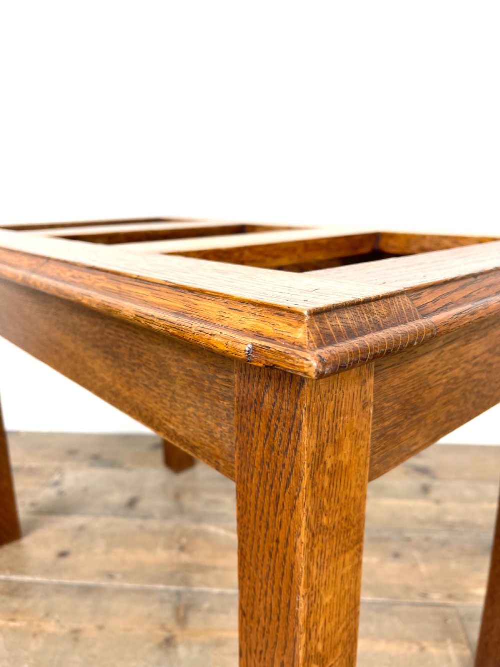 Vintage Oak Hallway Stand View IV
