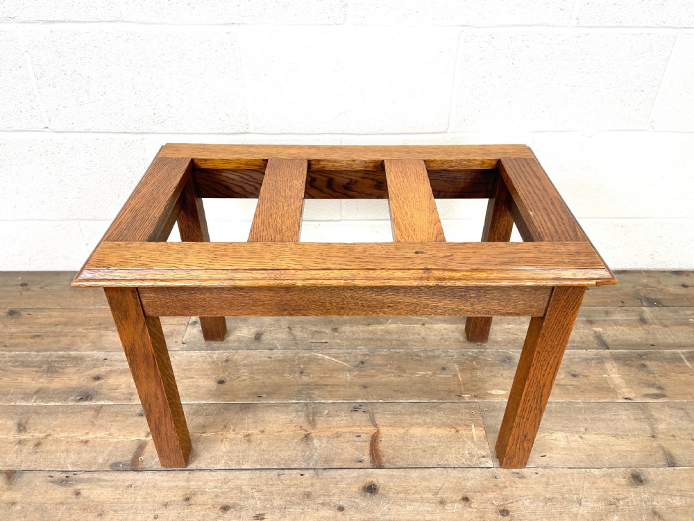 Vintage Oak Hallway Stand View VI