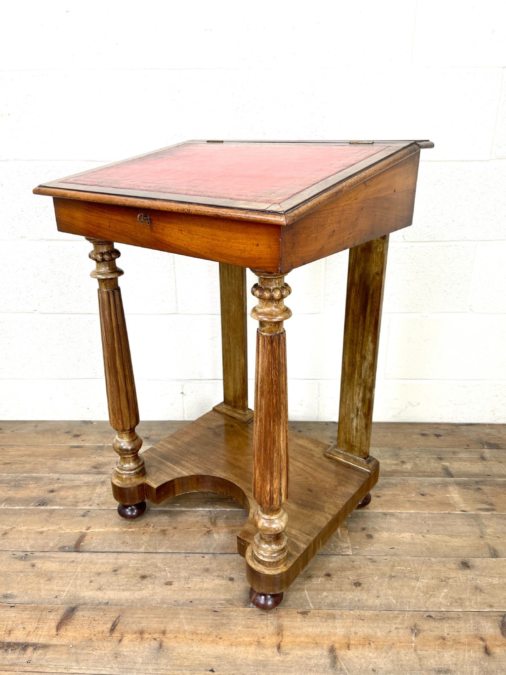 Antique Victorian Davenport Writing Desk