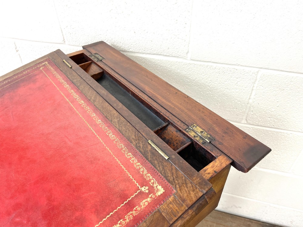 Antique Victorian Davenport Writing Desk View V