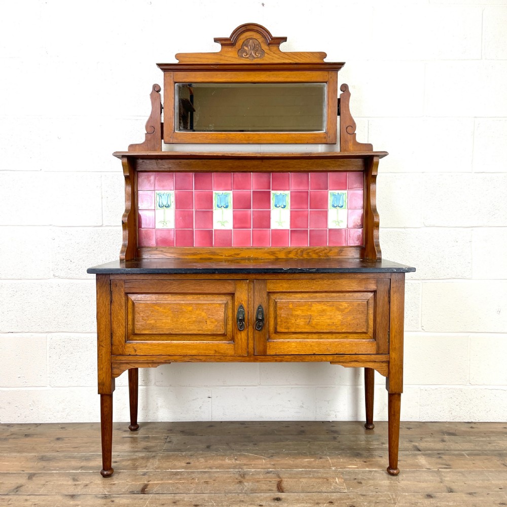 Antique Edwardian Washstand Cupboard