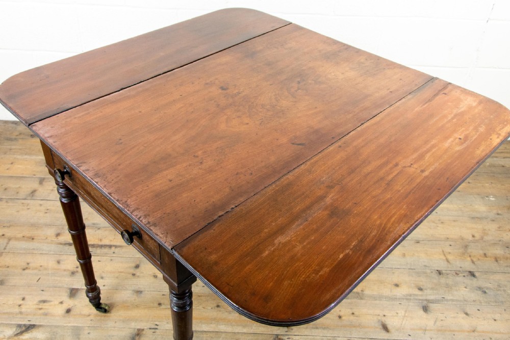 Antique Mahogany Pembroke Table View X