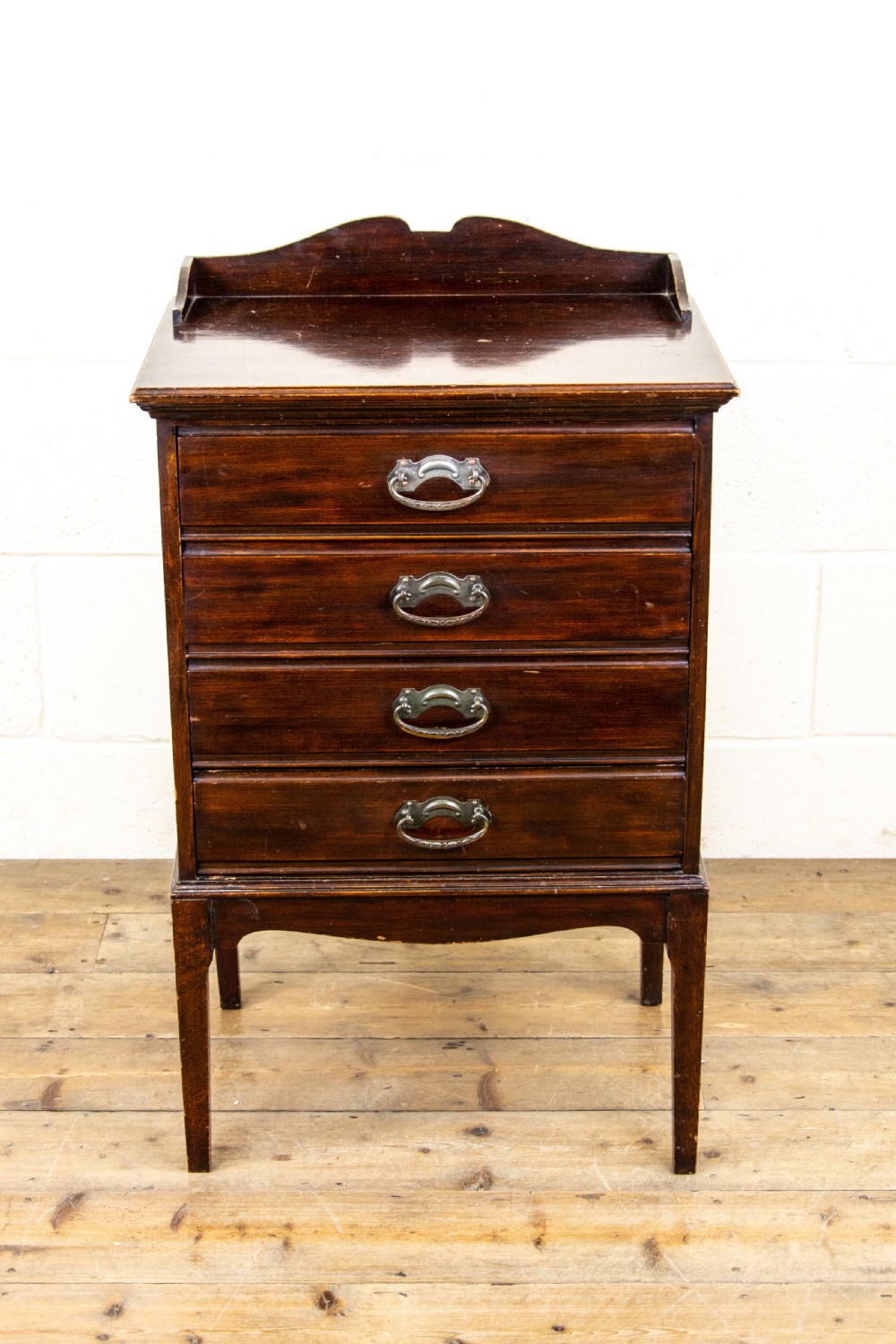 Small Edwardian Four Drawer Music Chest View II