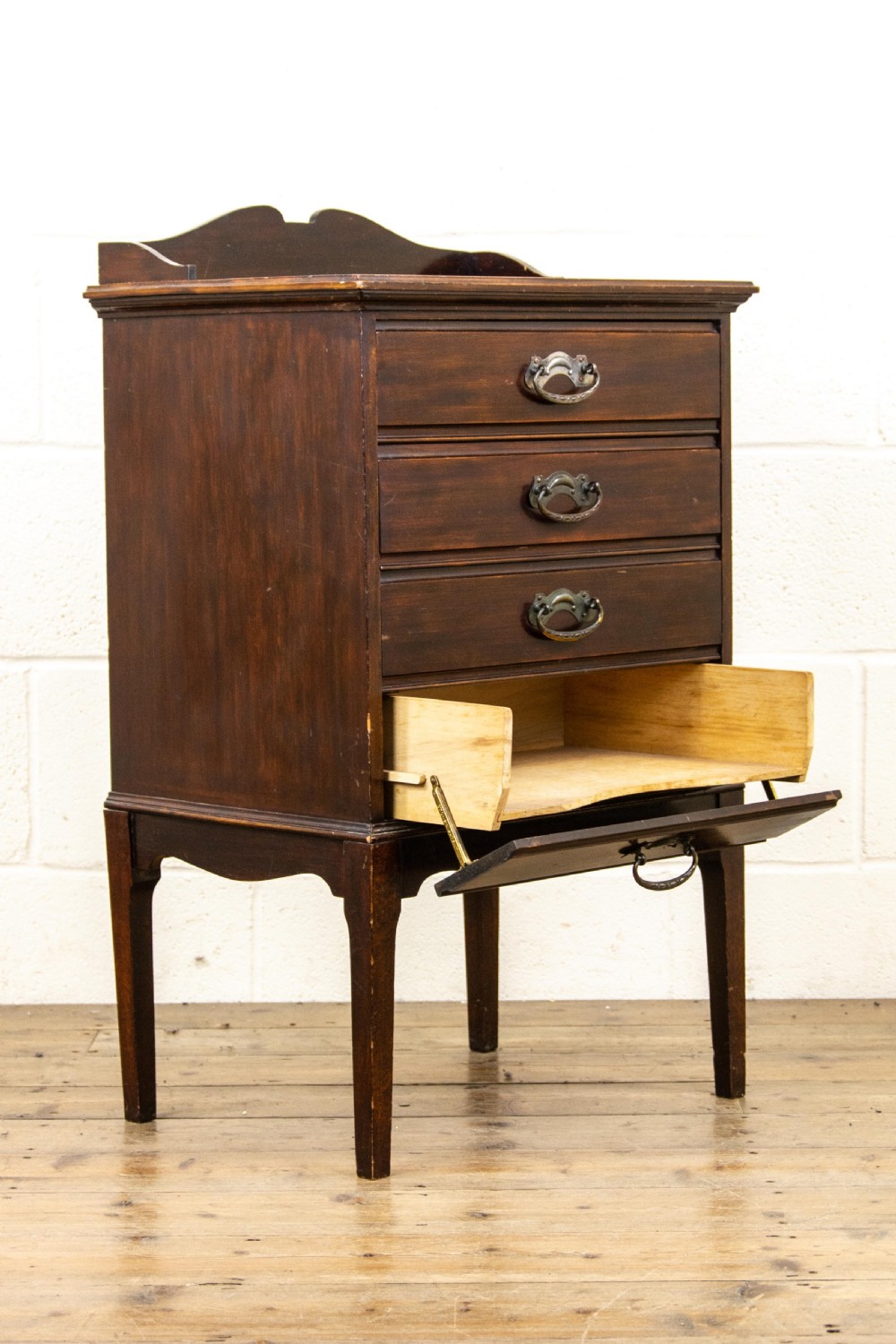 Small Edwardian Four Drawer Music Chest View IV
