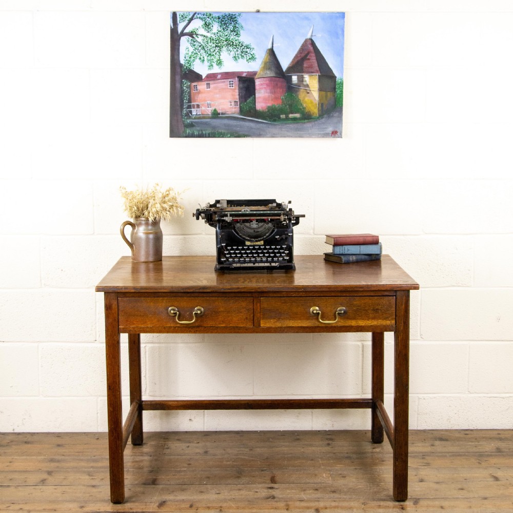 Early 20th Century Oak Desk View II