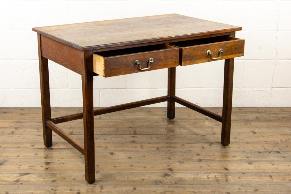 Early 20th Century Oak Desk View IV