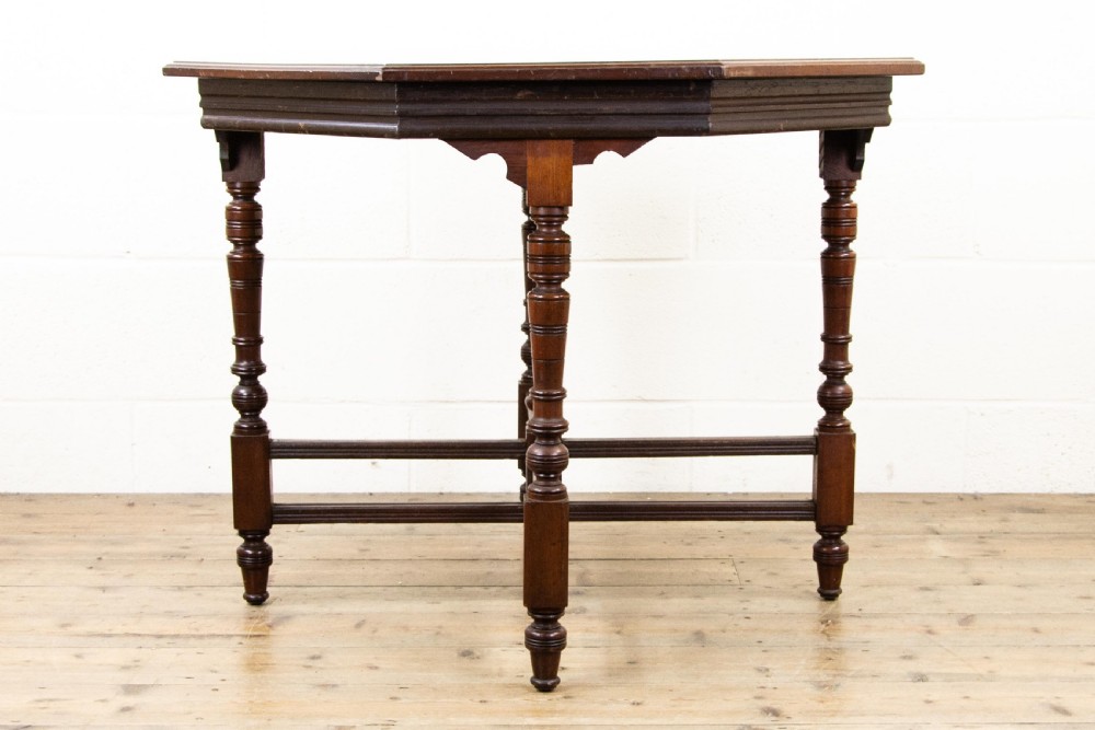 Victorian Mahogany Octagonal Centre Table View IV