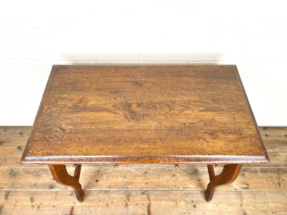 Antique Oak Side Table View III