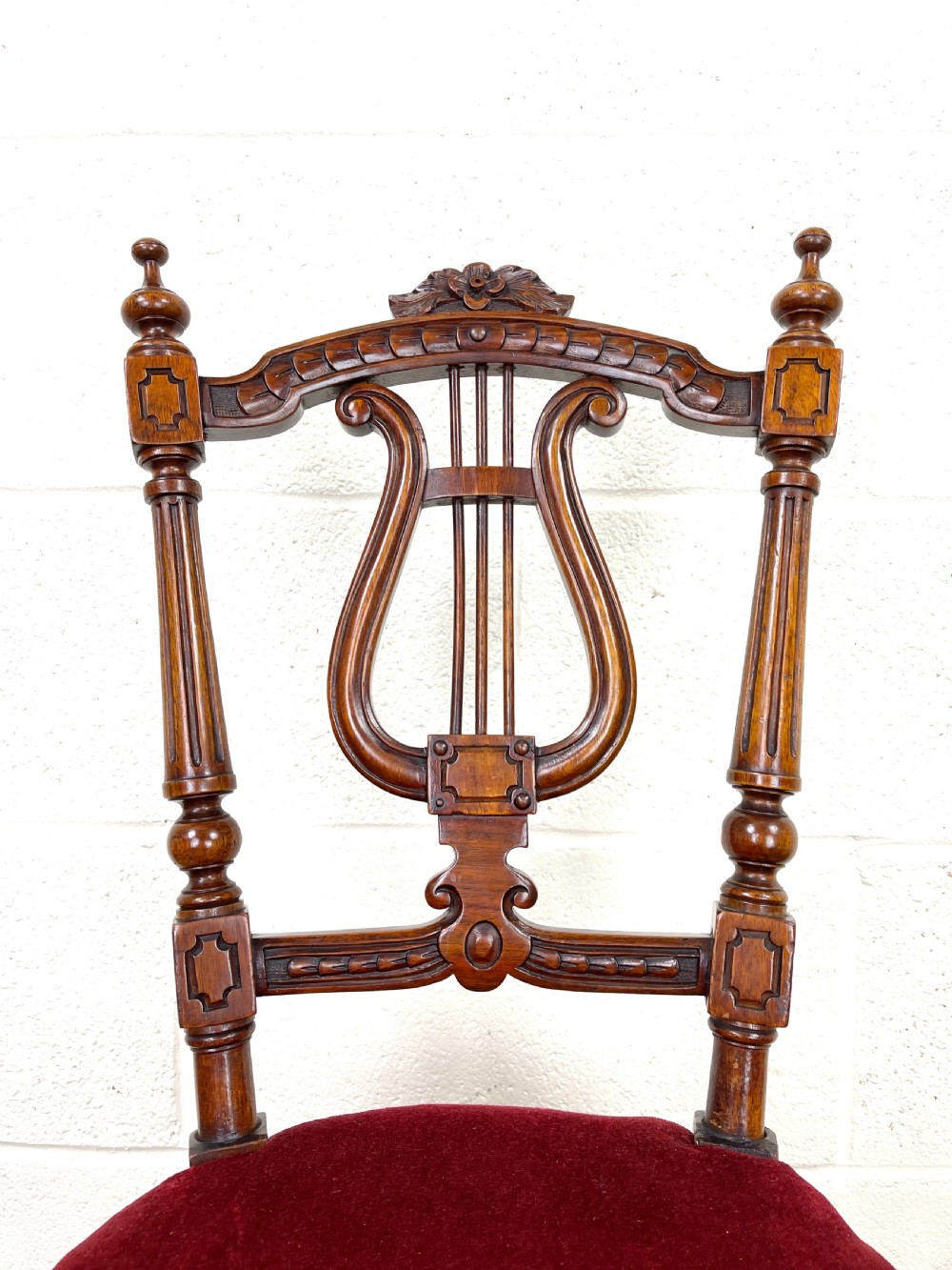 Antique Victorian Musician’s Stool and Footstool View VI