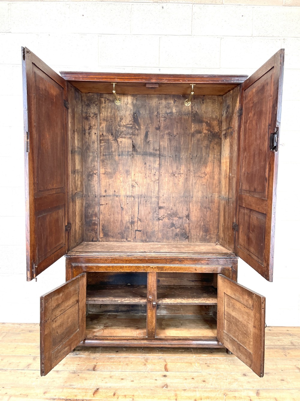 Antique Georgian Oak Cupboard View VI