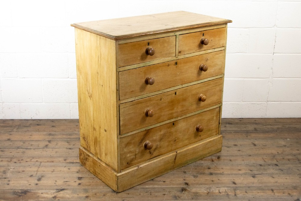 Antique Pine Chest of Drawers View IV