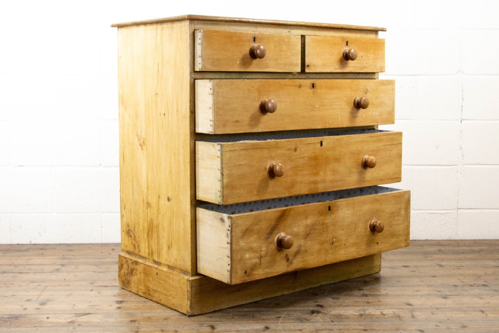 Antique Pine Chest of Drawers View VI