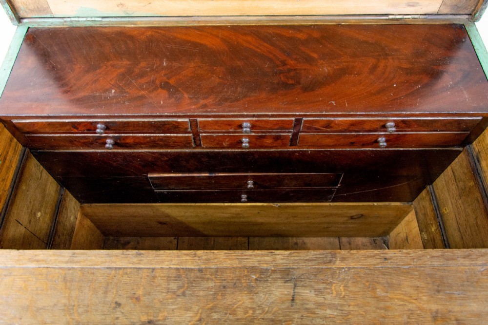 Antique Painted Captain’s Sea Chest View VI