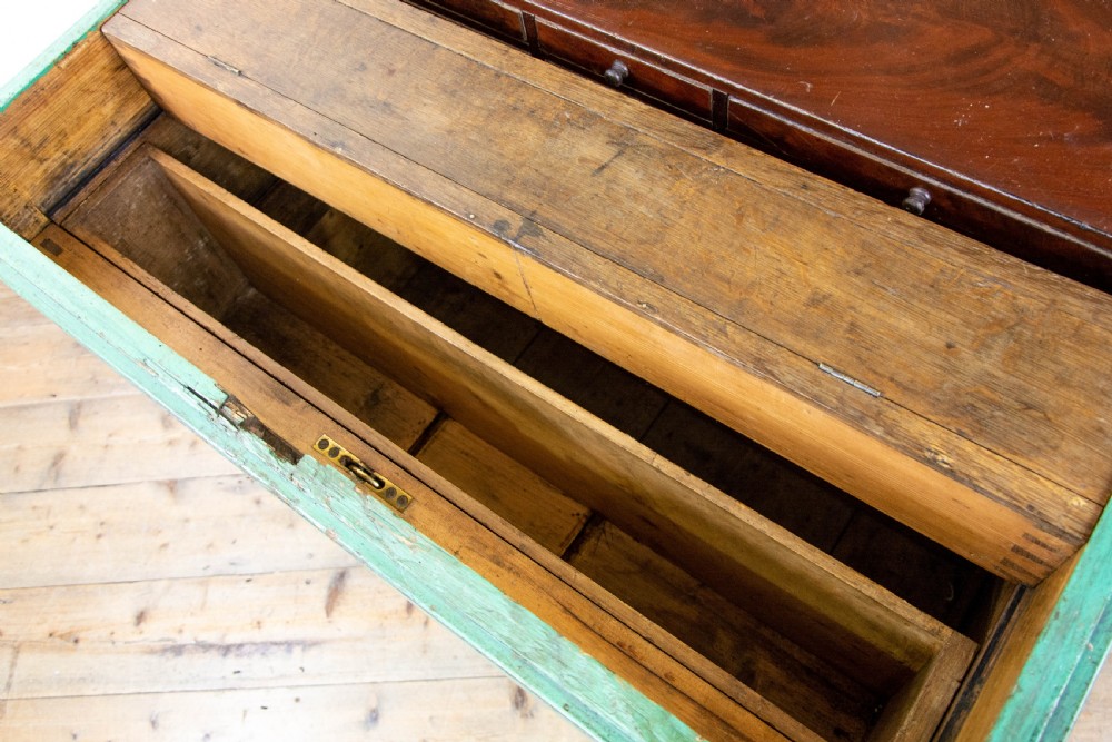 Antique Painted Captain’s Sea Chest View IX